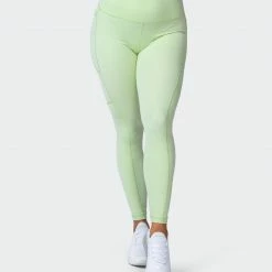 Muscle Nation Non Scrunch Superior Squat Pocket Ankle Length Leggings - Minty