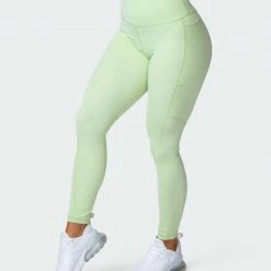 Muscle Nation Non Scrunch Superior Squat Pocket Ankle Length Leggings - Minty 11 Muscle Nation Non Scrunch Superior Squat Pocket Ankle Length Leggings - Minty
