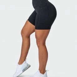 Muscle Nation Superior Squat Pocket Bike Shorts - Black 30% EOFY SALE