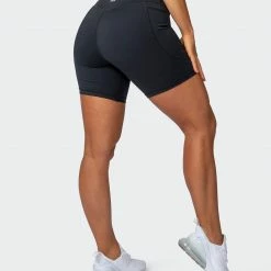 Muscle Nation Superior Squat Pocket Bike Shorts - Black 30% EOFY SALE