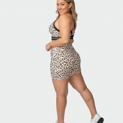 Muscle Nation Superior Squat Pocket Bike Shorts - Cheetah Print