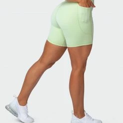 Muscle Nation Superior Squat Pocket Bike Shorts - Minty