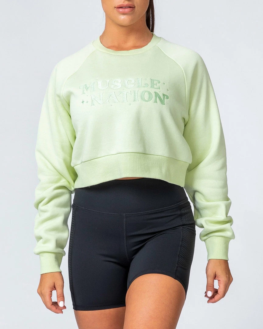Muscle Nation Supernova Pullover - Minty Womens 5 Muscle Nation Supernova Pullover - Minty Womens