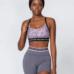 Muscle Nation Superset Bra - Tri Stripe/Black