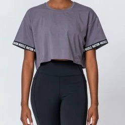 Muscle Nation Superset Tee - Sleet Grey