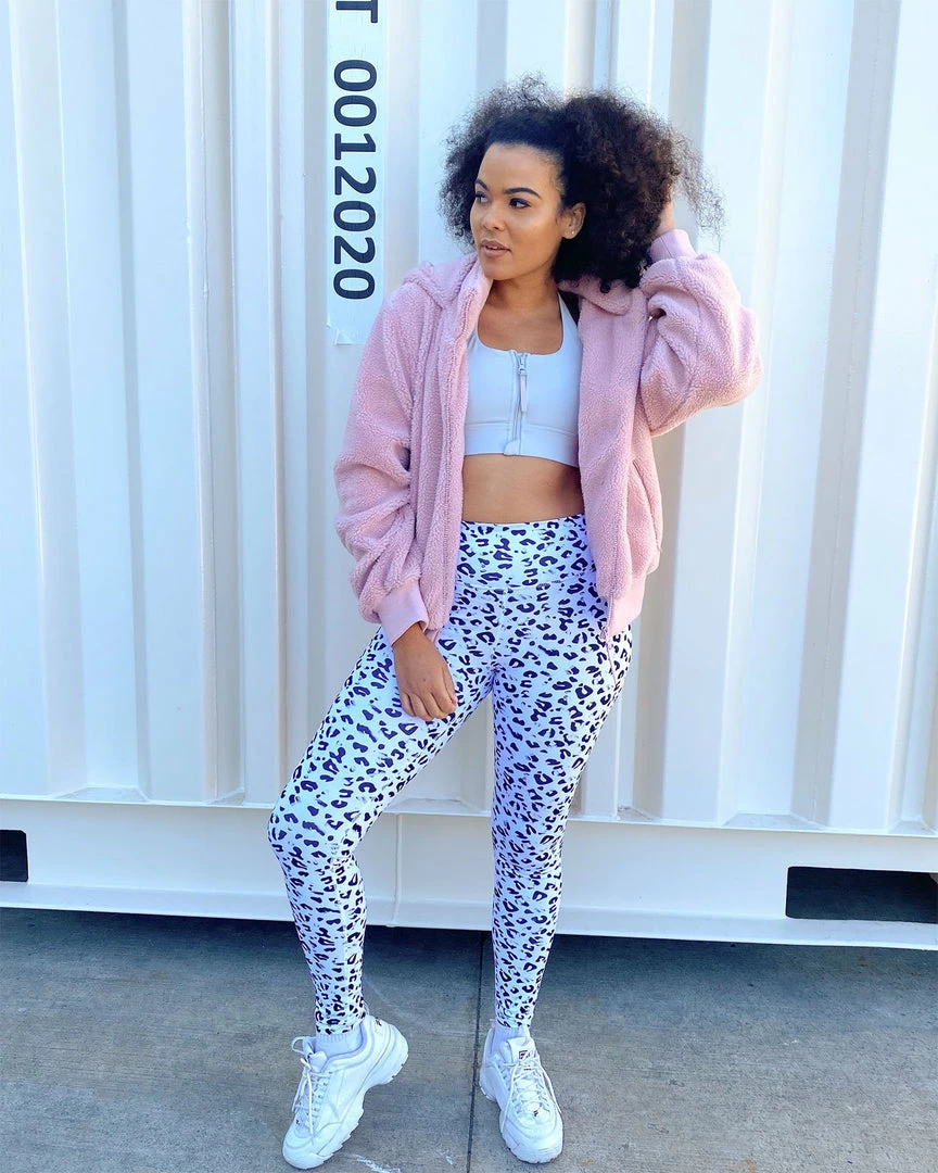 Muscle Nation Teddy Jacket - Blush Best Sellers 7 Muscle Nation Teddy Jacket - Blush Best Sellers