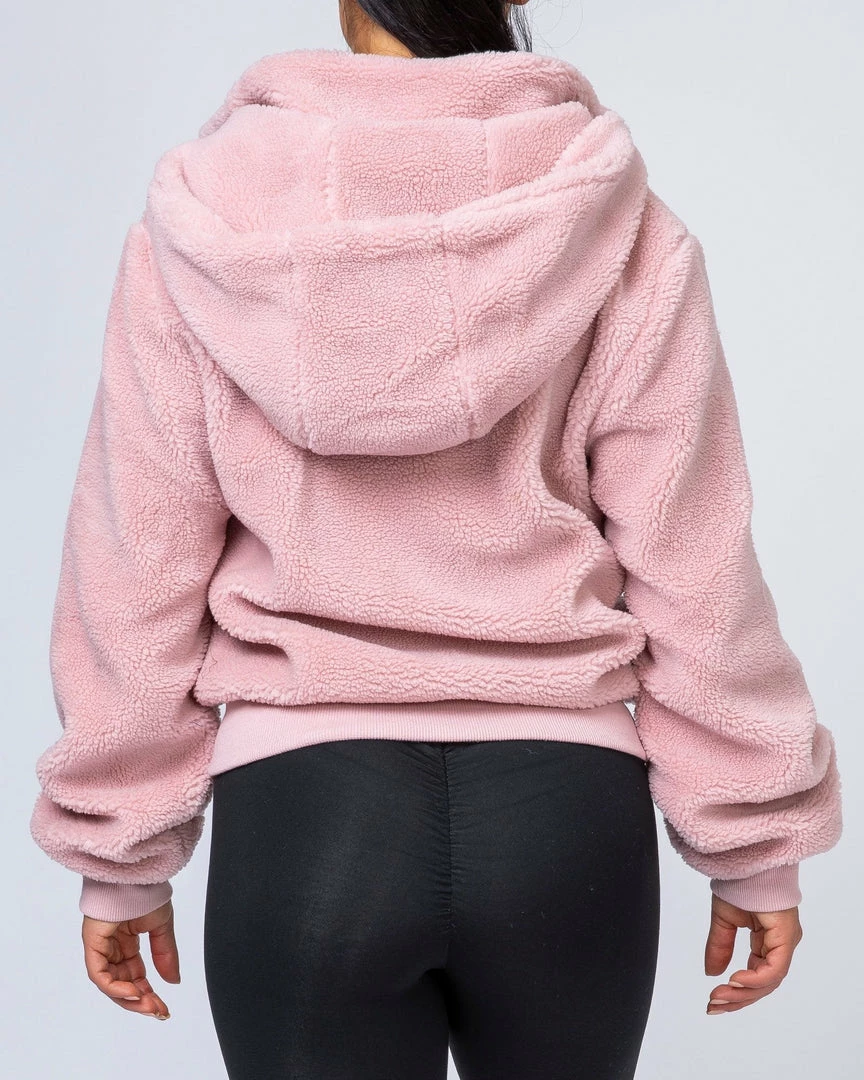 Muscle Nation Teddy Jacket - Blush Best Sellers 11 Muscle Nation Teddy Jacket - Blush Best Sellers