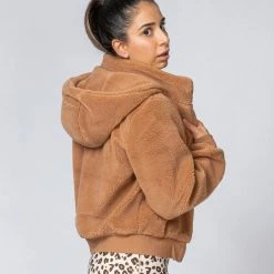 Muscle Nation Best Sellers Teddy Jacket - Teddy Brown