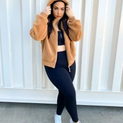 Muscle Nation Best Sellers Teddy Jacket - Teddy Brown 13 Muscle Nation Best Sellers Teddy Jacket - Teddy Brown