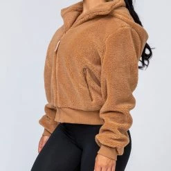 Muscle Nation Best Sellers Teddy Jacket - Teddy Brown 15 Muscle Nation Best Sellers Teddy Jacket - Teddy Brown