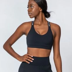 Muscle Nation Tempo Bra - Black Womens