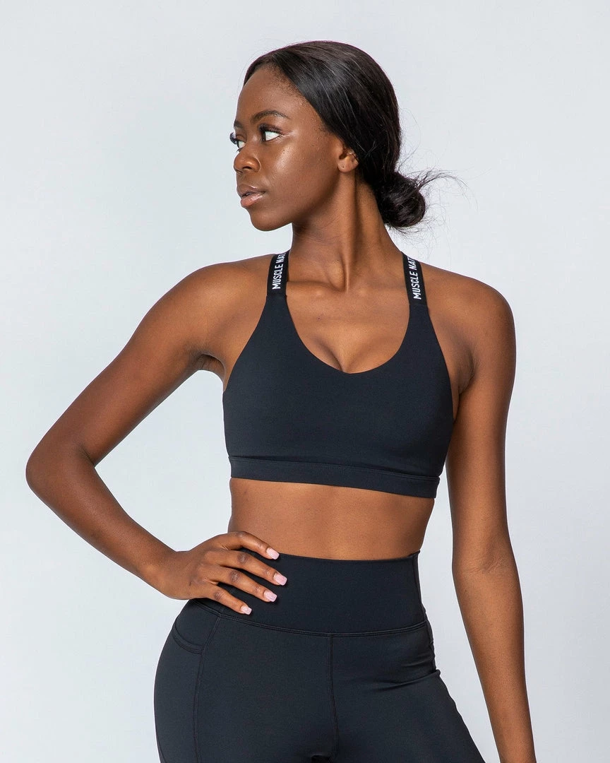 Muscle Nation Tempo Bra - Black Womens 3 Muscle Nation Tempo Bra - Black Womens