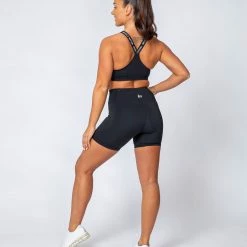 Muscle Nation Tempo Bra - Black Womens