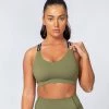 Muscle Nation Womens Tempo Bra - Olive 1 Muscle Nation Womens Tempo Bra - Olive