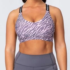Muscle Nation Tempo Bra - Tri Stripe