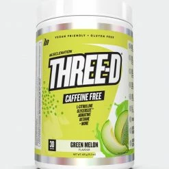 Muscle Nation THREE D Pre Workout Pump Caffeine Free - Green Melon - 30 Serves