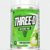 Muscle Nation 30% EOFY SALE THREE D Pre Workout Pump Caffeine Free - Sour Green Apple - 30 Serves