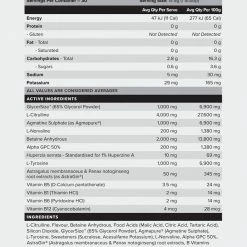 Muscle Nation 30% EOFY SALE THREE D Pre Workout Pump Caffeine Free - Sour Green Apple - 30 Serves
