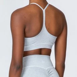 Muscle Nation Tone Bra - Ash Grey Womens