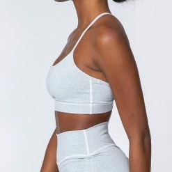 Muscle Nation Tone Bra - Ash Grey Womens