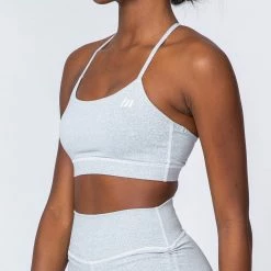 Muscle Nation Tone Bra - Ash Grey Womens