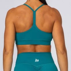 Muscle Nation Tone Bra - Teal Womens