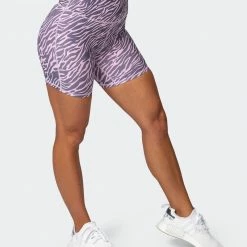 Muscle Nation Non Scrunch Superior Squat Bike Shorts - Tri-Stripe