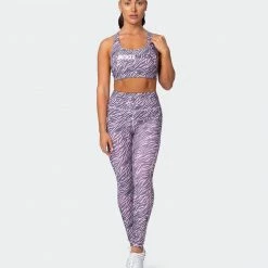 Muscle Nation Superior Squat Full Length Leggings - Tri-Stripe