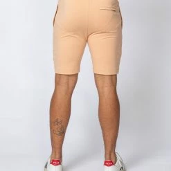 Muscle Nation Ultimate Tapered Fit Shorts - Biscuit 13 Muscle Nation Ultimate Tapered Fit Shorts - Biscuit