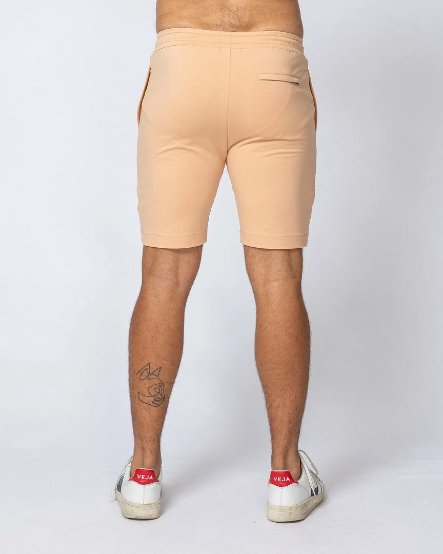 Muscle Nation Ultimate Tapered Fit Shorts - Biscuit 7 Muscle Nation Ultimate Tapered Fit Shorts - Biscuit