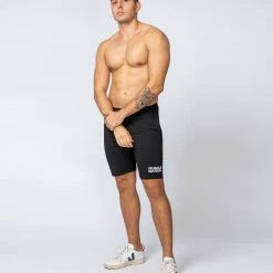 Muscle Nation Ultimate Tapered Fit Shorts - Black Mens