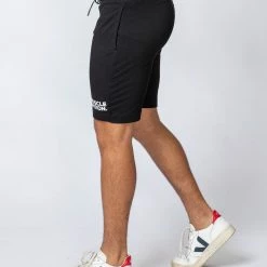 Muscle Nation Ultimate Tapered Fit Shorts - Black Mens