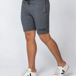 Muscle Nation Mens Ultimate Tapered Fit Shorts - Dark Grey