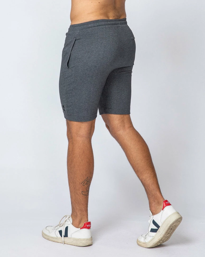 Muscle Nation Mens Ultimate Tapered Fit Shorts - Dark Grey 5 Muscle Nation Mens Ultimate Tapered Fit Shorts - Dark Grey