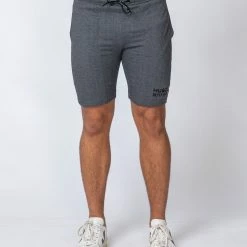 Muscle Nation Mens Ultimate Tapered Fit Shorts - Dark Grey 15 Muscle Nation Mens Ultimate Tapered Fit Shorts - Dark Grey