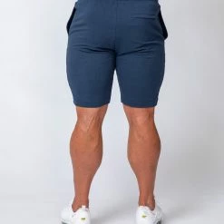 Muscle Nation Mens Ultimate Tapered Fit Shorts - Navy