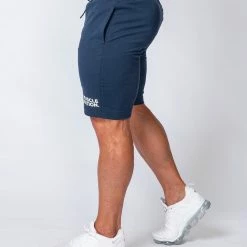 Muscle Nation Mens Ultimate Tapered Fit Shorts - Navy