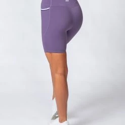 Muscle Nation Ultra High Waist Bike Shorts - Velvet Purple Non Scrunch 13 Muscle Nation Ultra High Waist Bike Shorts - Velvet Purple Non Scrunch