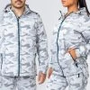Muscle Nation Unisex Tracksuit Jacket - Snow Camo