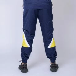 Muscle Nation Unisex Retro Tracksuit Pants - Navy / Yellow 15 Muscle Nation Unisex Retro Tracksuit Pants - Navy / Yellow