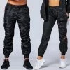 Muscle Nation Unisex Tracksuit Pants - Black Camo 1 Muscle Nation Unisex Tracksuit Pants - Black Camo