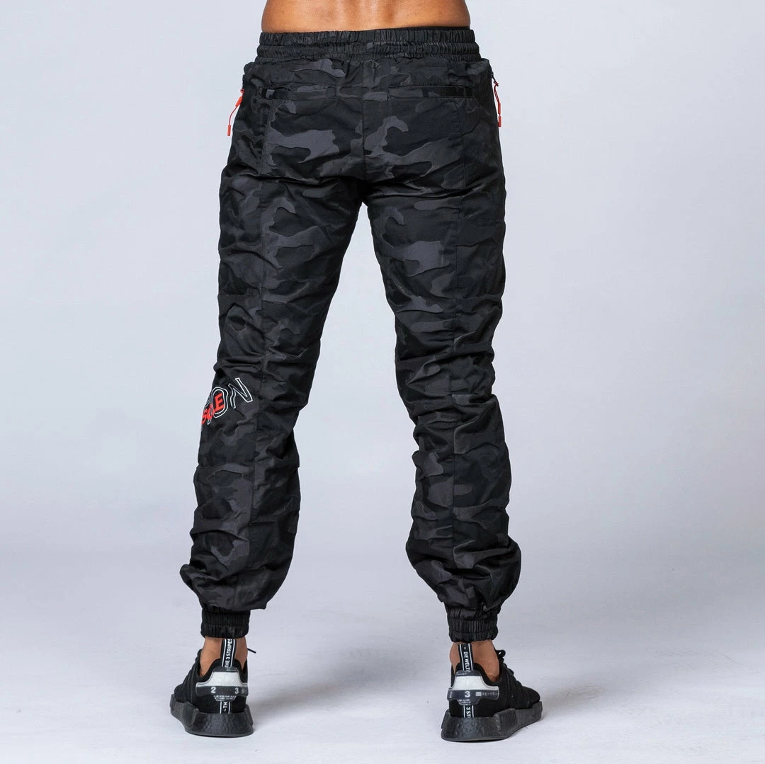 Muscle Nation Unisex Tracksuit Pants - Black Camo 9 Muscle Nation Unisex Tracksuit Pants - Black Camo