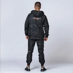 Muscle Nation Unisex Tracksuit Pants - Black Camo 21 Muscle Nation Unisex Tracksuit Pants - Black Camo