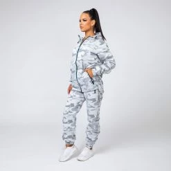 Muscle Nation Unisex Tracksuit Pants - Snow Camo