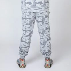 Muscle Nation Unisex Tracksuit Pants - Snow Camo