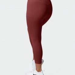 Muscle Nation V1 Butter 7/8 Leggings - Rhubarb