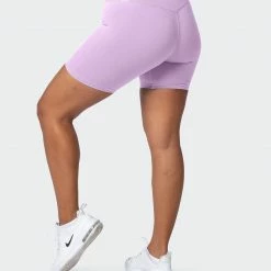 Muscle Nation V1 Butter Bike Shorts - Lavender Fog