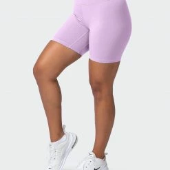 Muscle Nation V1 Butter Bike Shorts - Lavender Fog