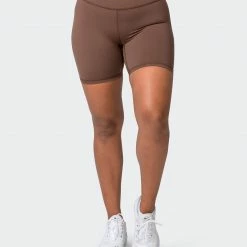 Muscle Nation V1 Butter Bike Shorts - Mocha