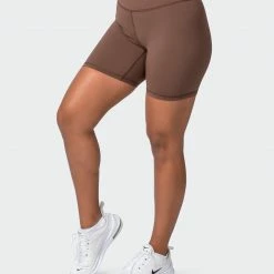 Muscle Nation V1 Butter Bike Shorts - Mocha